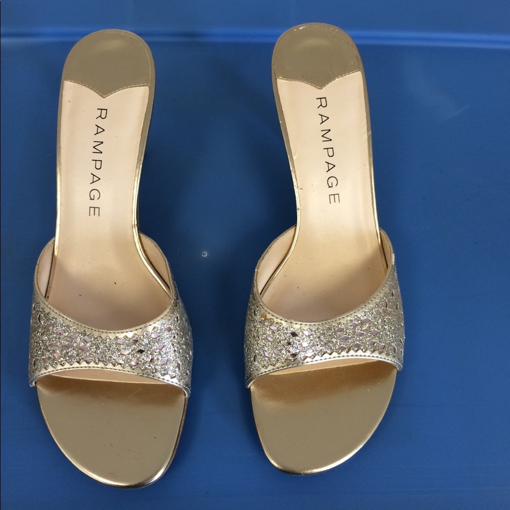 New mule kitten heels / open toe